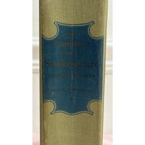 The Complete Works Of Shakespeare By Scott Foresman & Co Vintage Hardcover Green